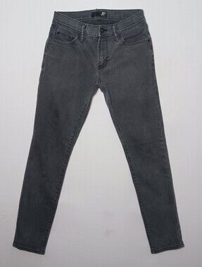J. Ferrar Mens Skinny Fit Jeans 30X30 Gray Stretch Denim